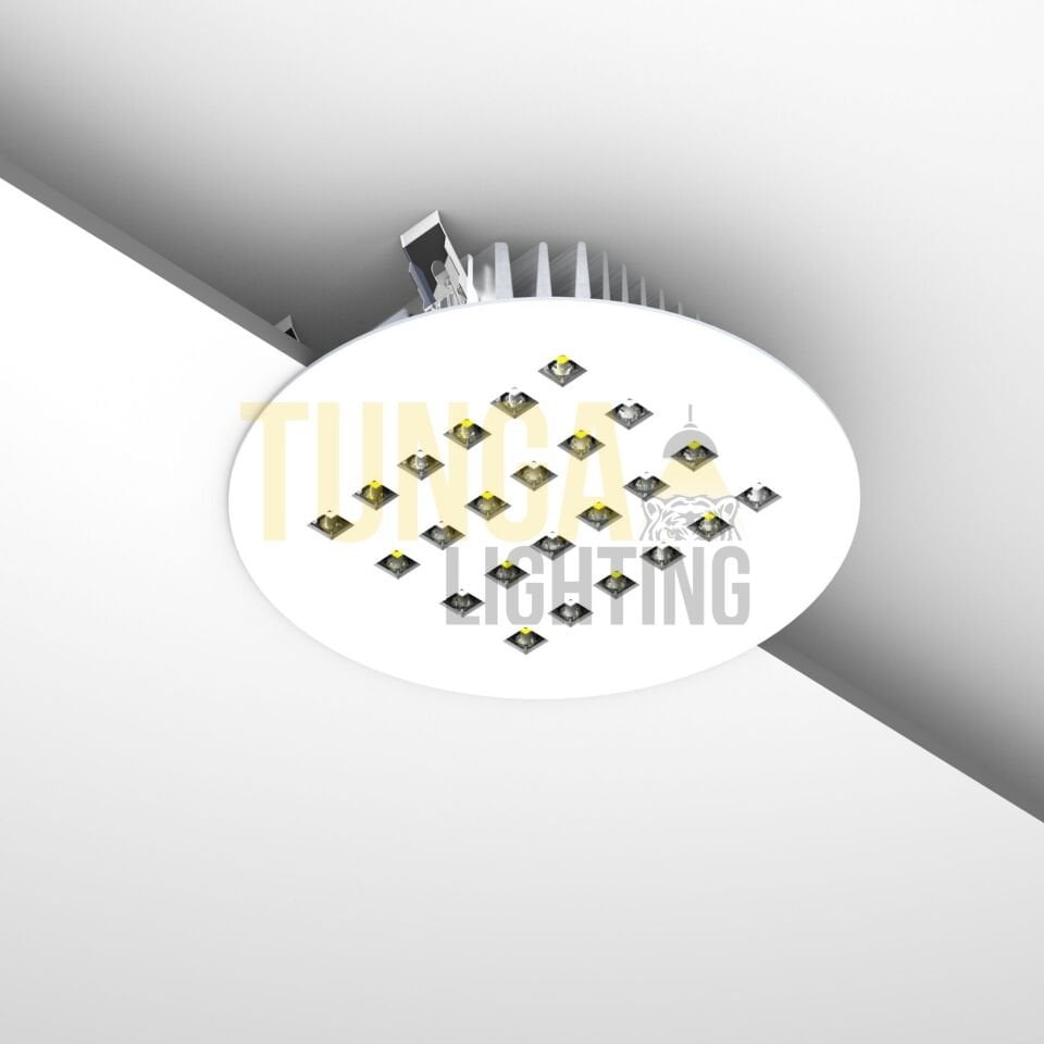 Kuyumcu Armatürü Yuvarlak 240Ø 36W