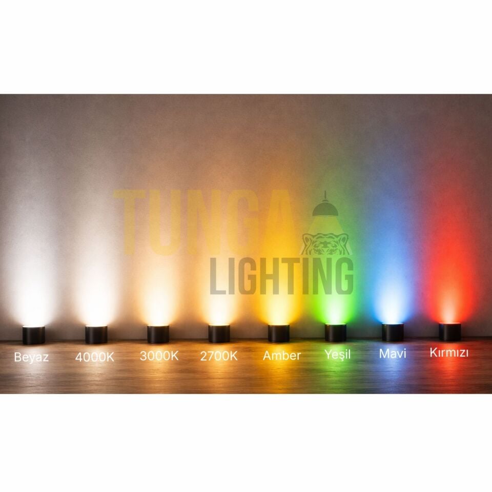 Wallwasher Aydınlatma 3W IP65 220V Rotasyon Ayak CE