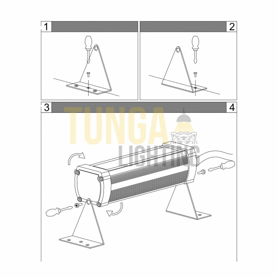 45W Wallwasher Aydınlatma IP65 Rotasyon Ayak 220V