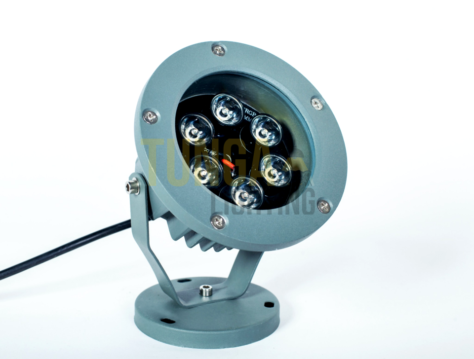 6W Bahçe Cephe Armatürü IP65 24V & 220V Pirinç Ventil