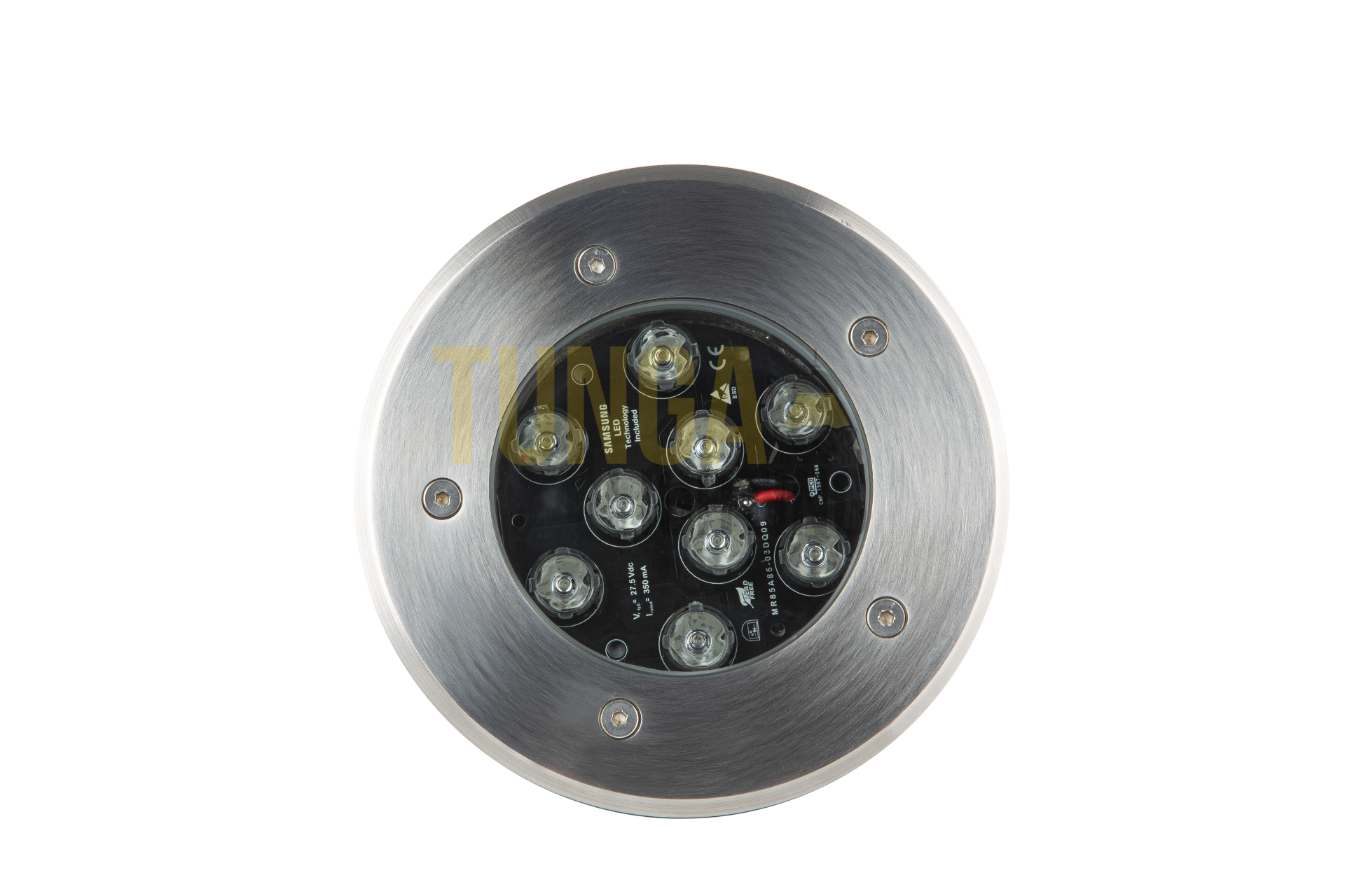 9W Zemin Gömme Kasa Yuvarlak IP65 220V