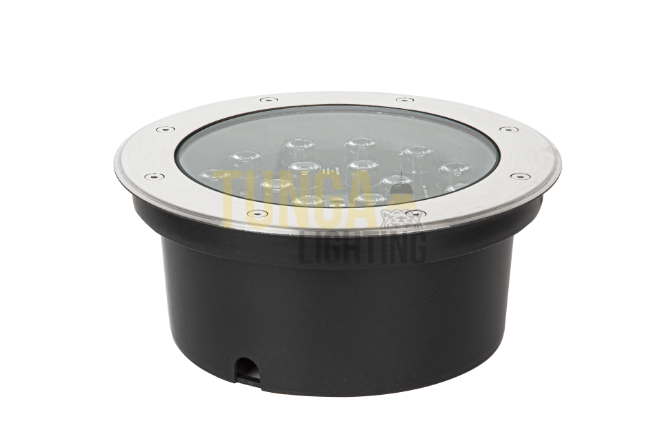 18W Zemin Gömme Kasa Yuvarlak IP65 220V