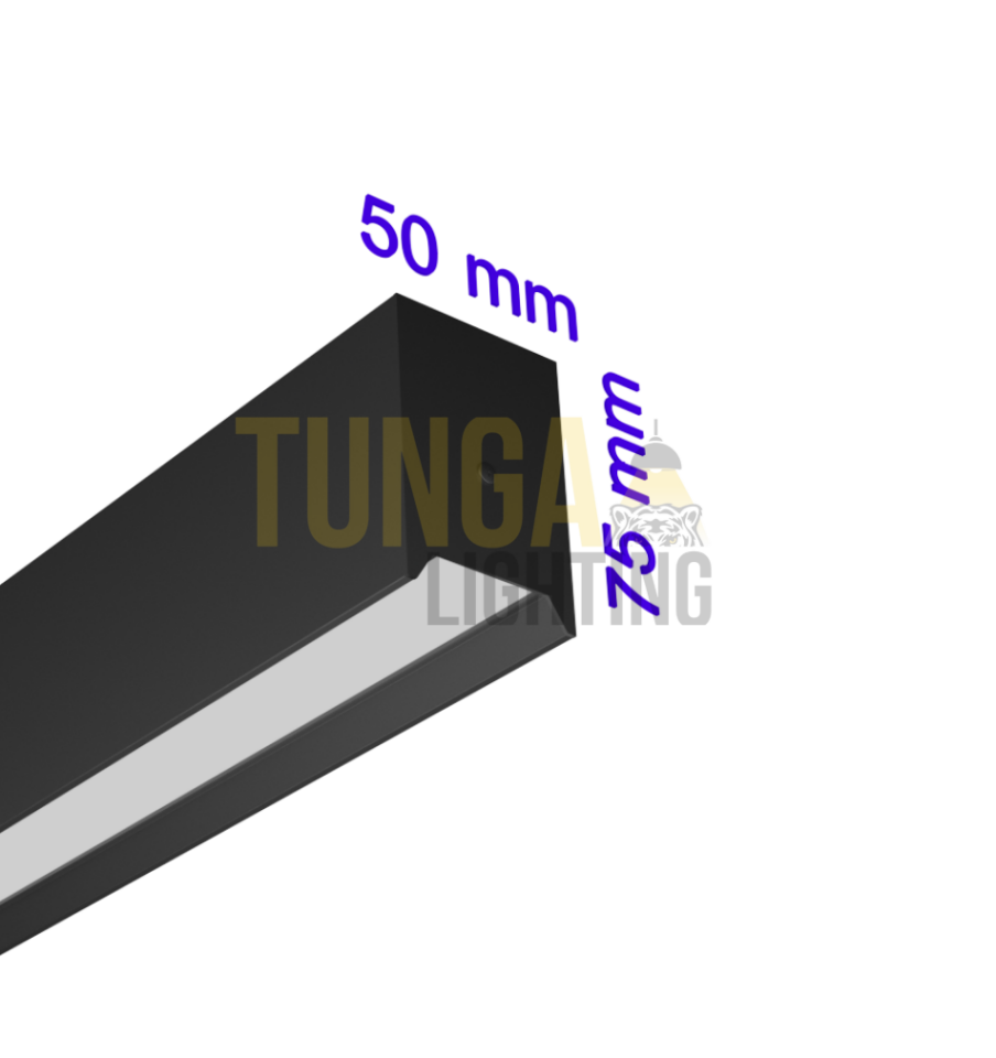 Lineer LED Armatür Sarkıt 30W/M 50x75 Kasa