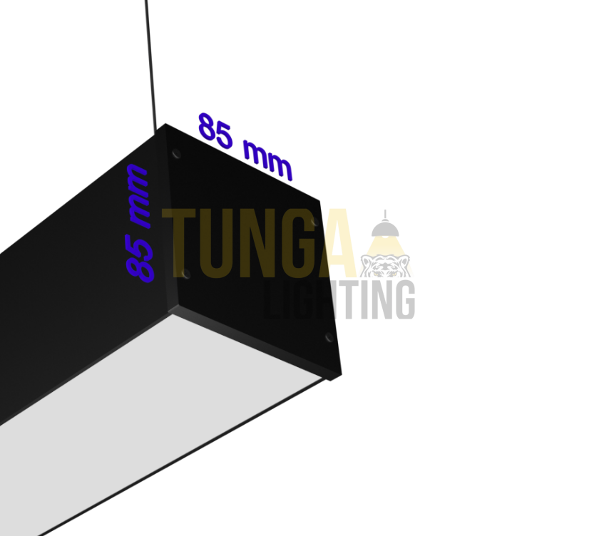 Lineer LED Armatür Sarkıt 42W/M 85x85 Kasa