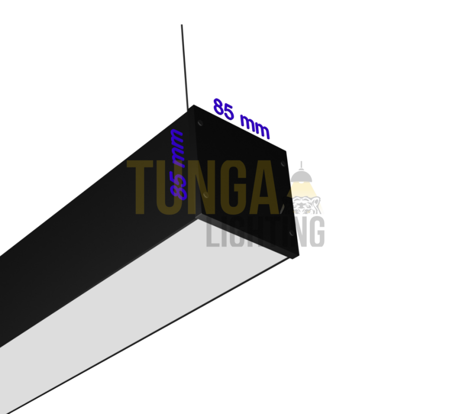 Lineer LED Armatür Sarkıt 63W/M 85x85 Kasa