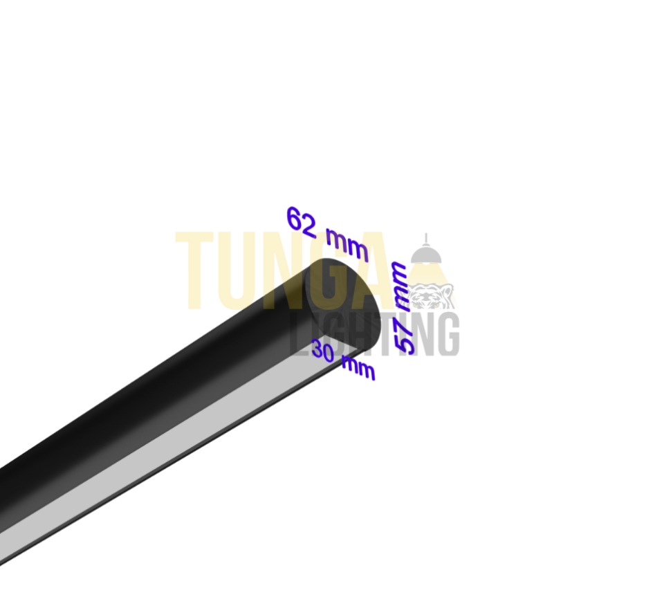 Spot Lineer Led Armatür Serisi Oval Kasa 62x57x30