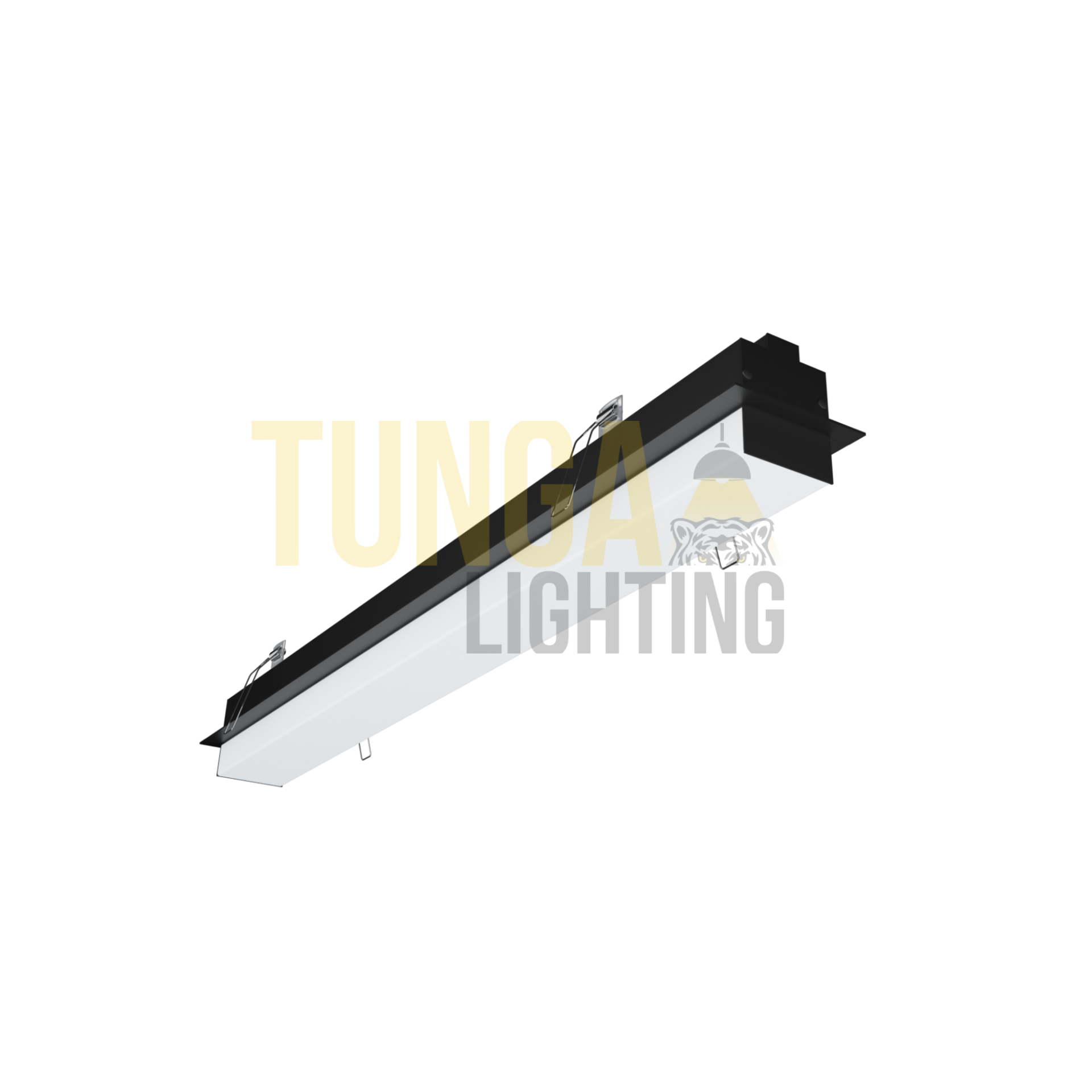 Sıva Altı Lineer LED Armatür 30W/M U Pleksili 72x51x42 Kasa