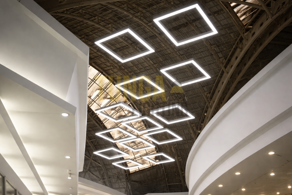 Kare Simit Lineer Aydınlatma 50x80 Kasa