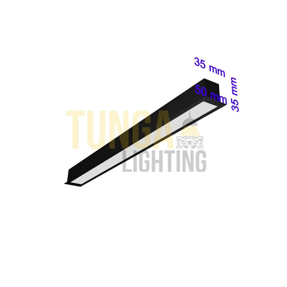 Sıva Altı Lineer Led Armatür 30W/M 50x35x35 Kasa