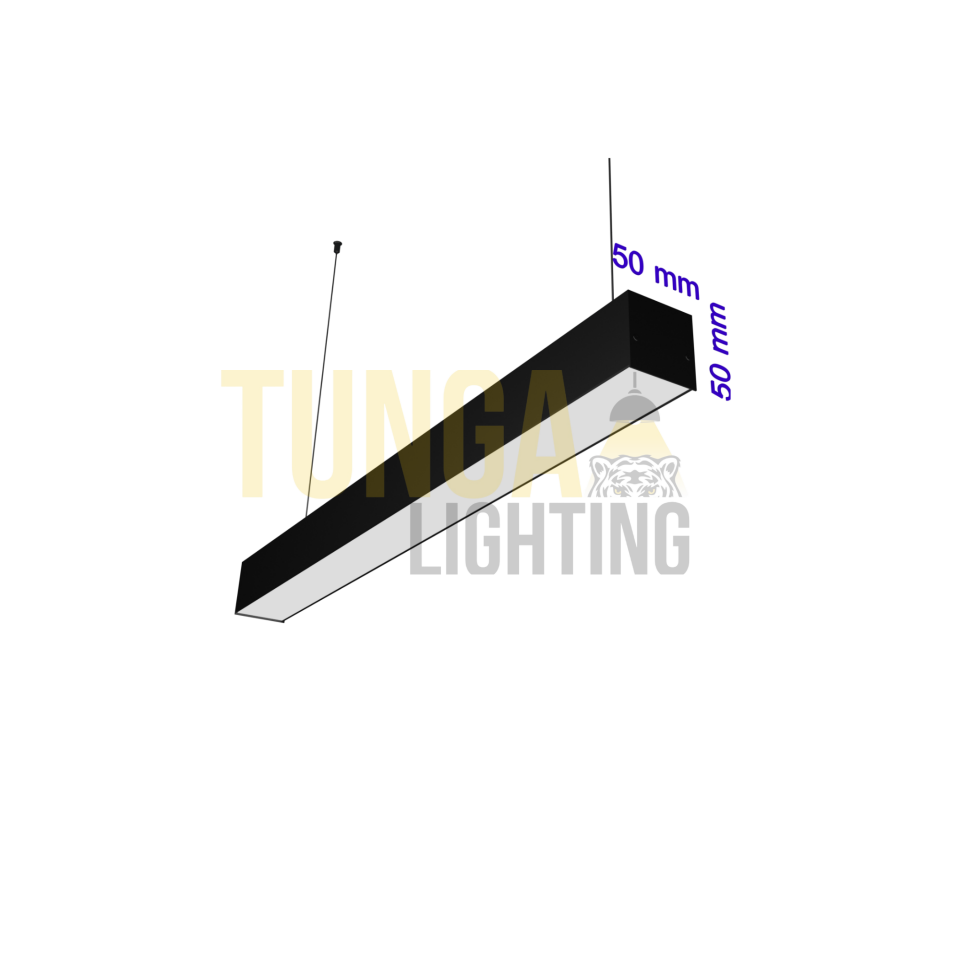 Lineer LED Armatür Sarkıt 30W/M – 35x35 Kasa