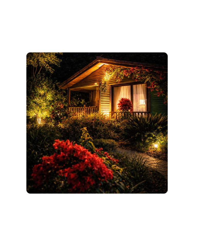 3W Bahçe / Cephe Armatürü | 12V-220V | IP65 | CE | Pirinç Ventil Rakor