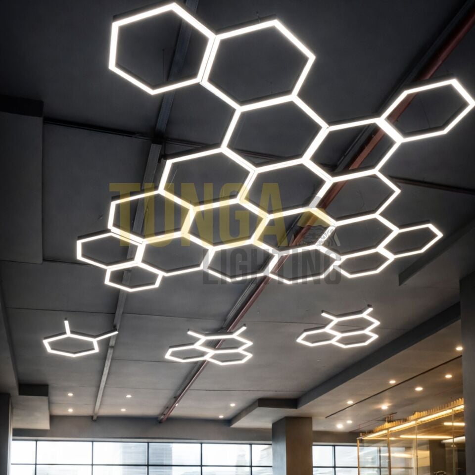 Altıgen Lineer Aydınlatma 50x80 Kasa