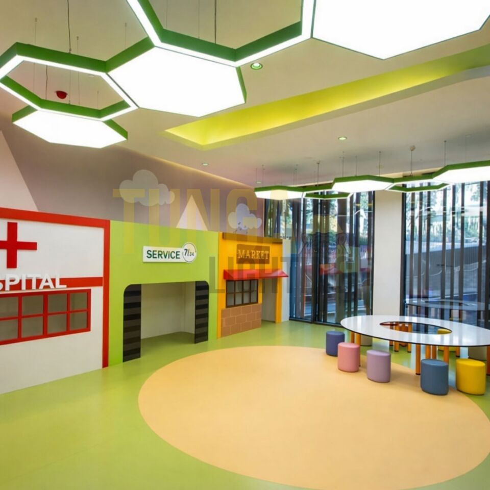 Altıgen Lineer Aydınlatma 50x80 Kasa