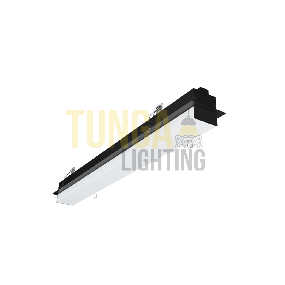 Sıva Altı Lineer LED Armatür 30W/M U Pleksili 72x51x42 Kasa