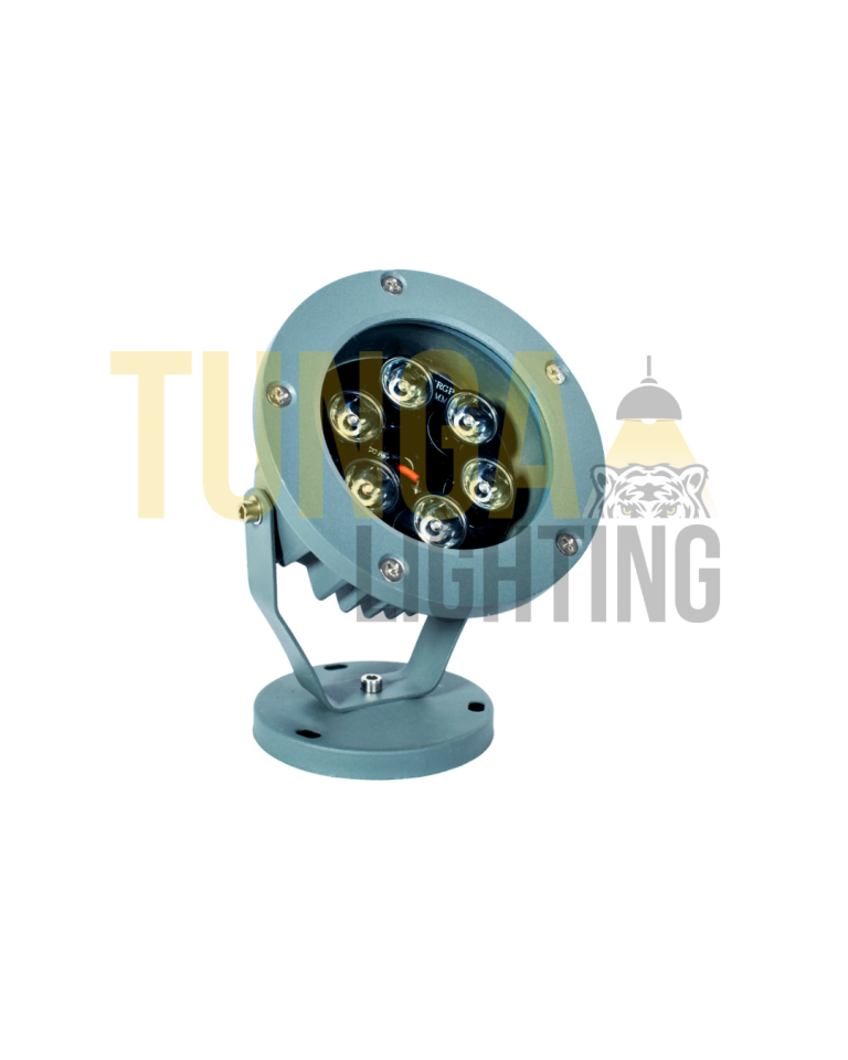 6W Bahçe / Cephe Armatürü | 24V-220V | IP65 | CE | Pirinç Ventil Rakor