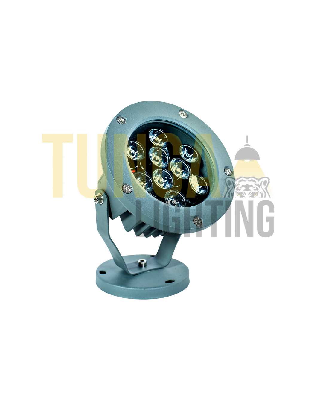 9W Bahçe / Cephe Armatürü | 12V-220V | IP65 | CE | Pirinç Ventil Rakor