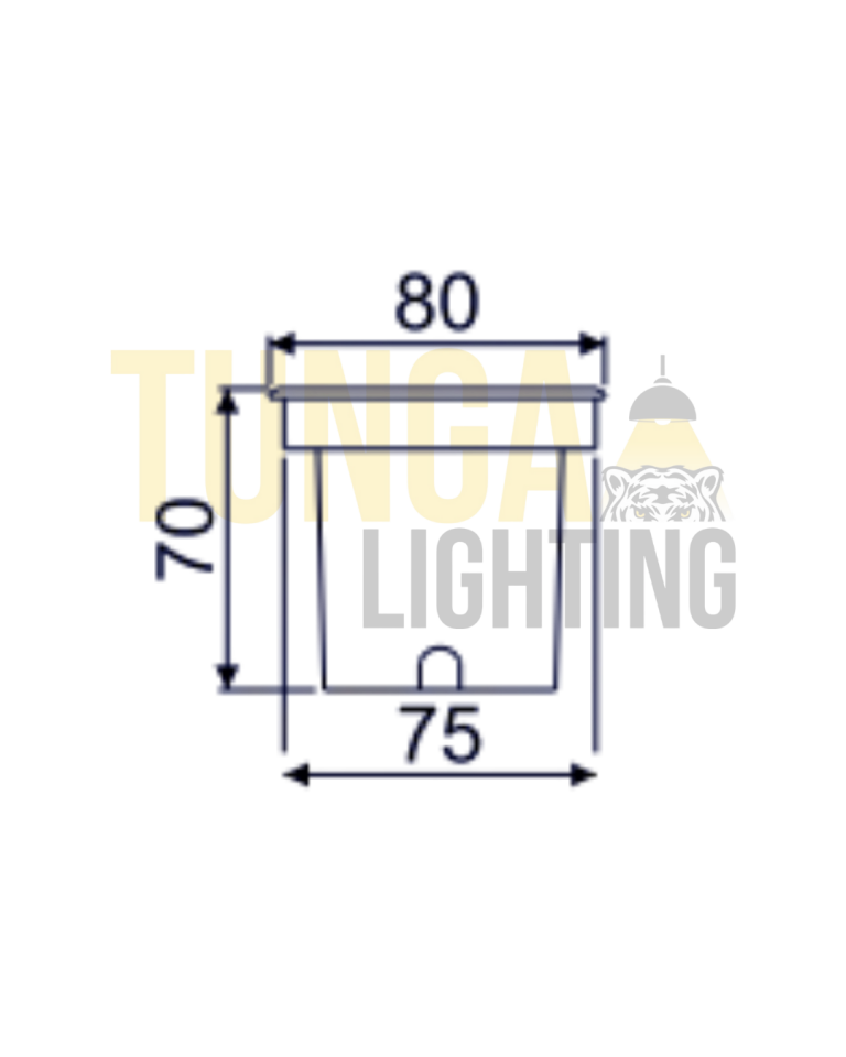 3W 8Ø Sıva Altı Zemin Yuvarlak Gömme Kasa | 220V | IP65 | CE | Pirinç Ventil Rakor