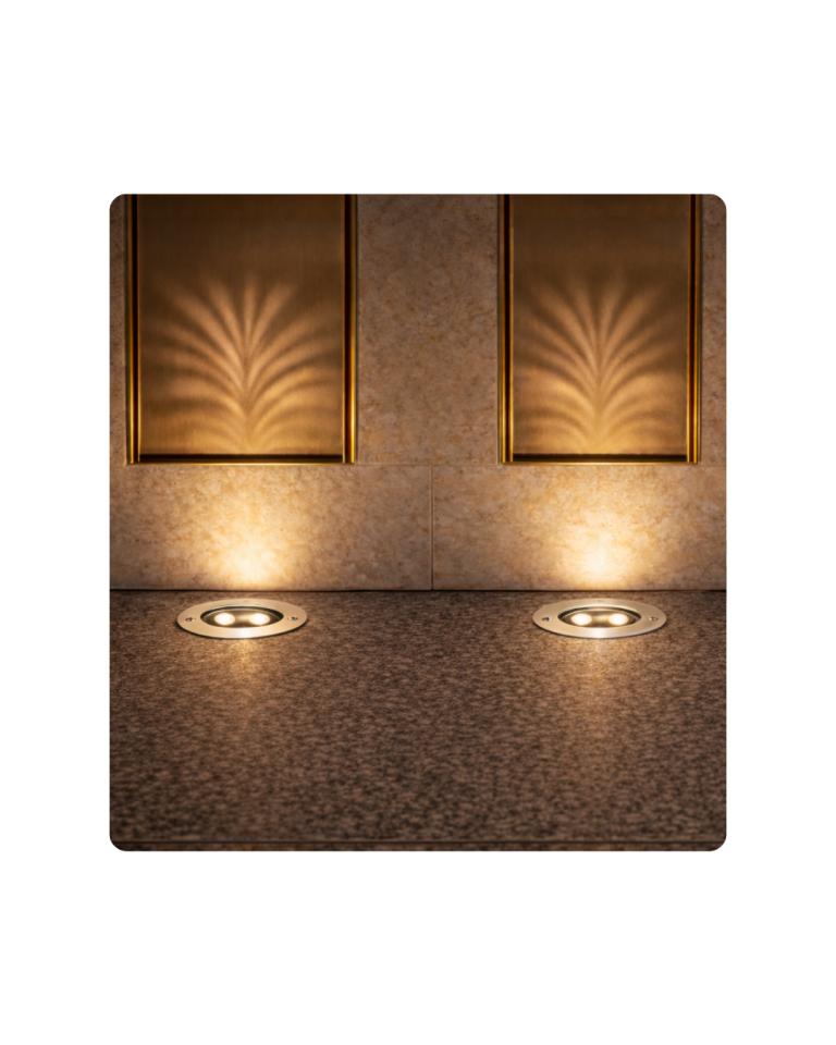 3W 8Ø Sıva Altı Zemin Yuvarlak Gömme Kasa | 220V | IP65 | CE | Pirinç Ventil Rakor