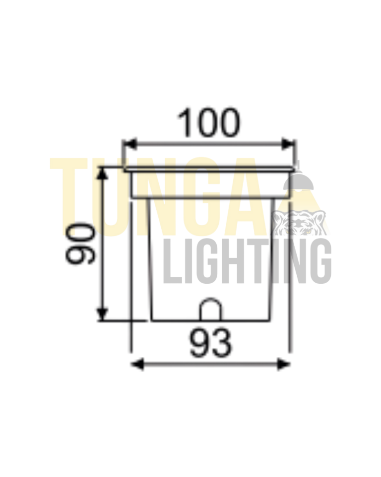 3W 10Ø Sıva Altı Zemin Yuvarlak Gömme Kasa | 220V | IP65 | CE | Pirinç Ventil Rakor