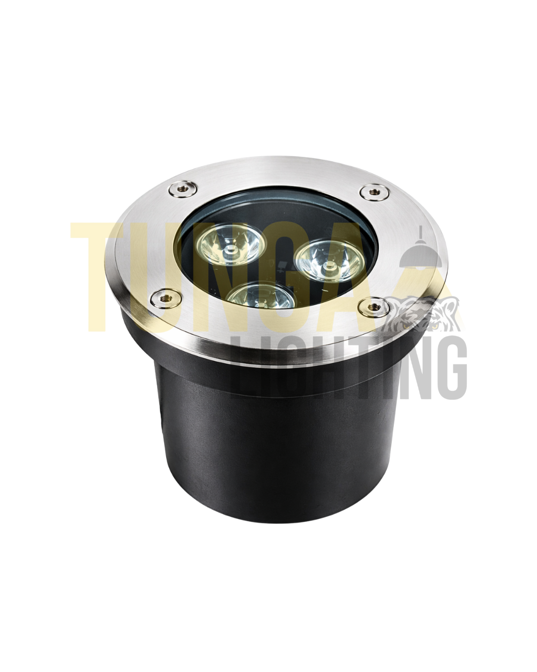 3W 10Ø Sıva Altı Zemin Yuvarlak Gömme Kasa | 220V | IP65 | CE | Pirinç Ventil Rakor