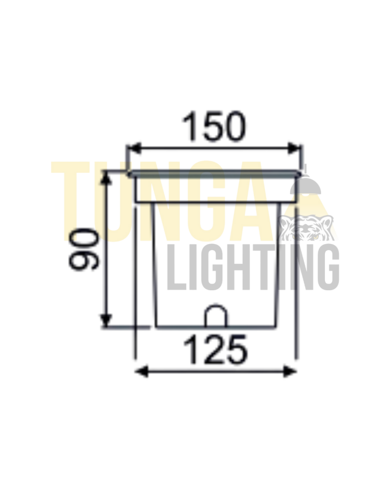 6W Sıva Altı Zemin Yuvarlak Gömme Kasa | 220V | IP65 | CE | Pirinç Ventil Rakor