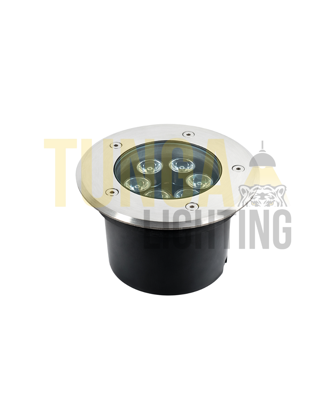 6W Sıva Altı Zemin Yuvarlak Gömme Kasa | 220V | IP65 | CE | Pirinç Ventil Rakor