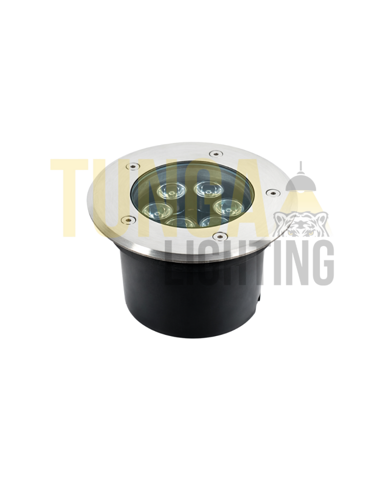 6W Sıva Altı Zemin Yuvarlak Gömme Kasa | 220V | IP65 | CE | Pirinç Ventil Rakor