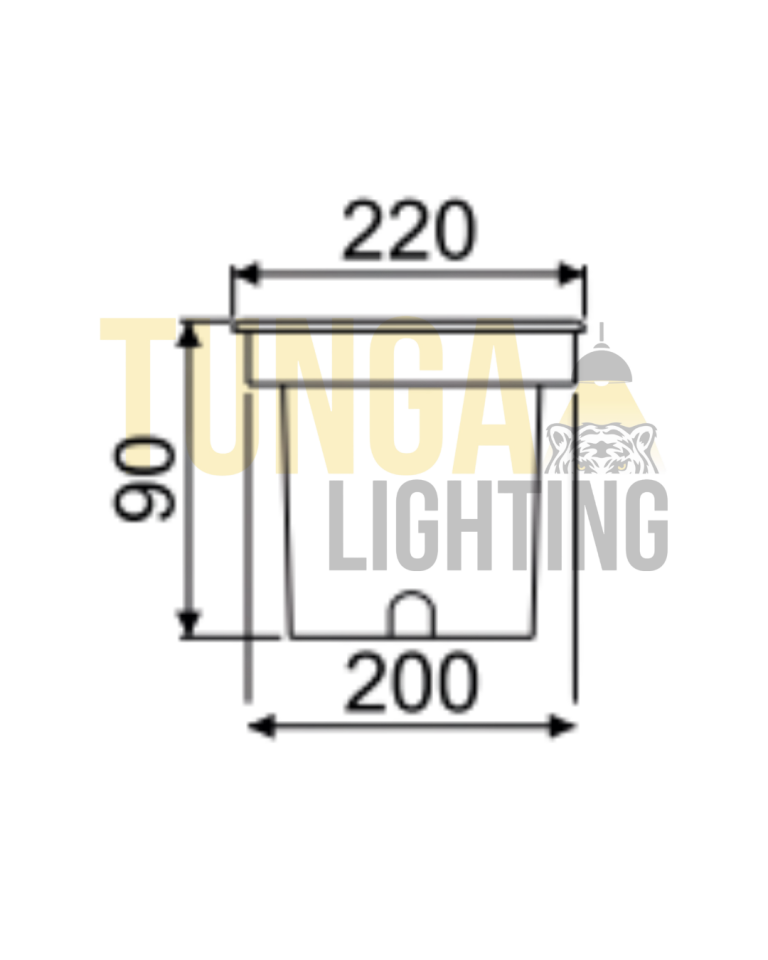 18W Sıva Altı Zemin Yuvarlak Gömme Kasa | 220V | IP65 | CE | Pirinç Ventil Rakor