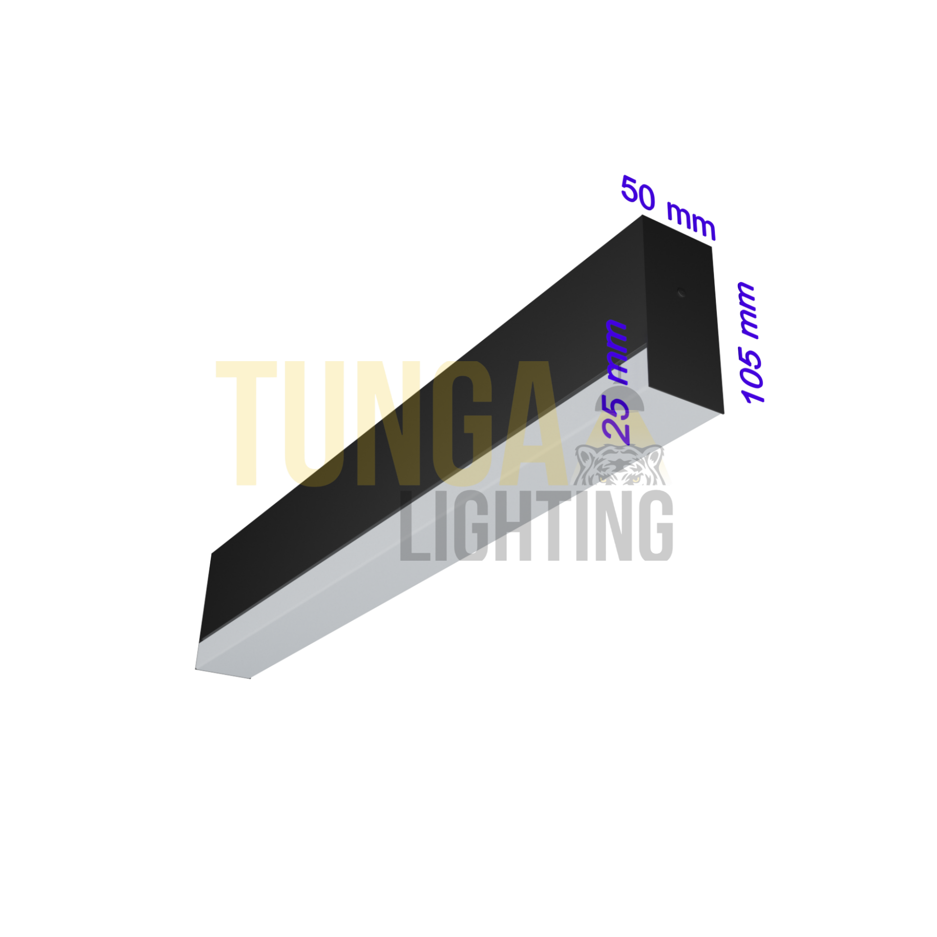Lineer LED Armatür Sarkıt 42W/M – 50x105 Kasa