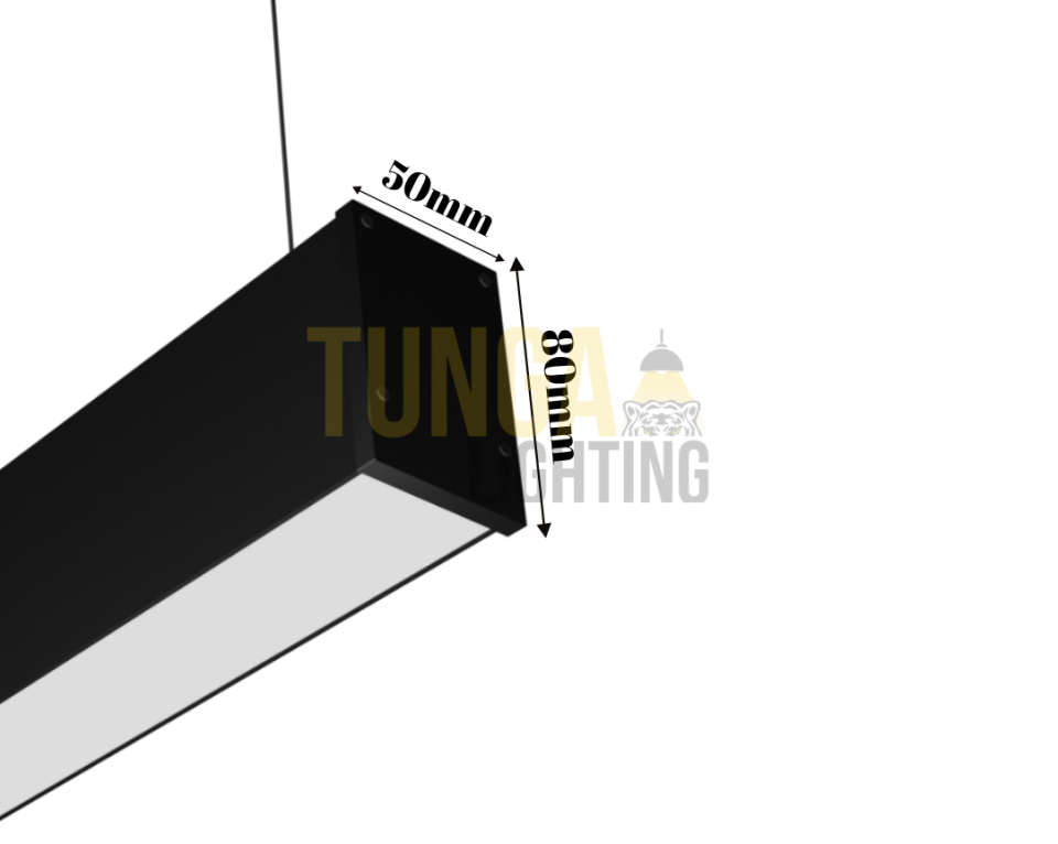 Kare Simit Lineer Aydınlatma 50x80 Kasa