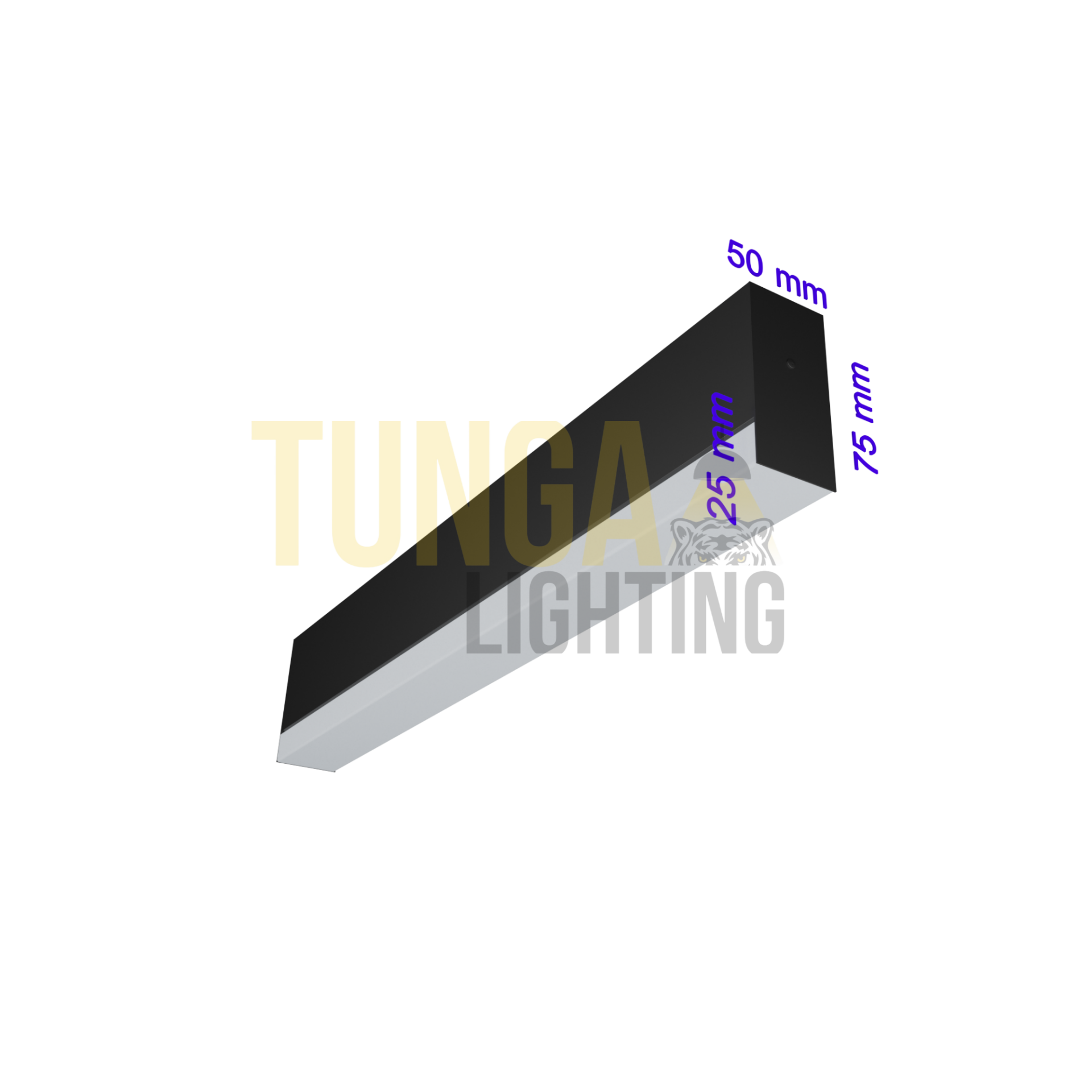 Lineer LED Armatür Sarkıt 30W/M – 50x75 Kasa