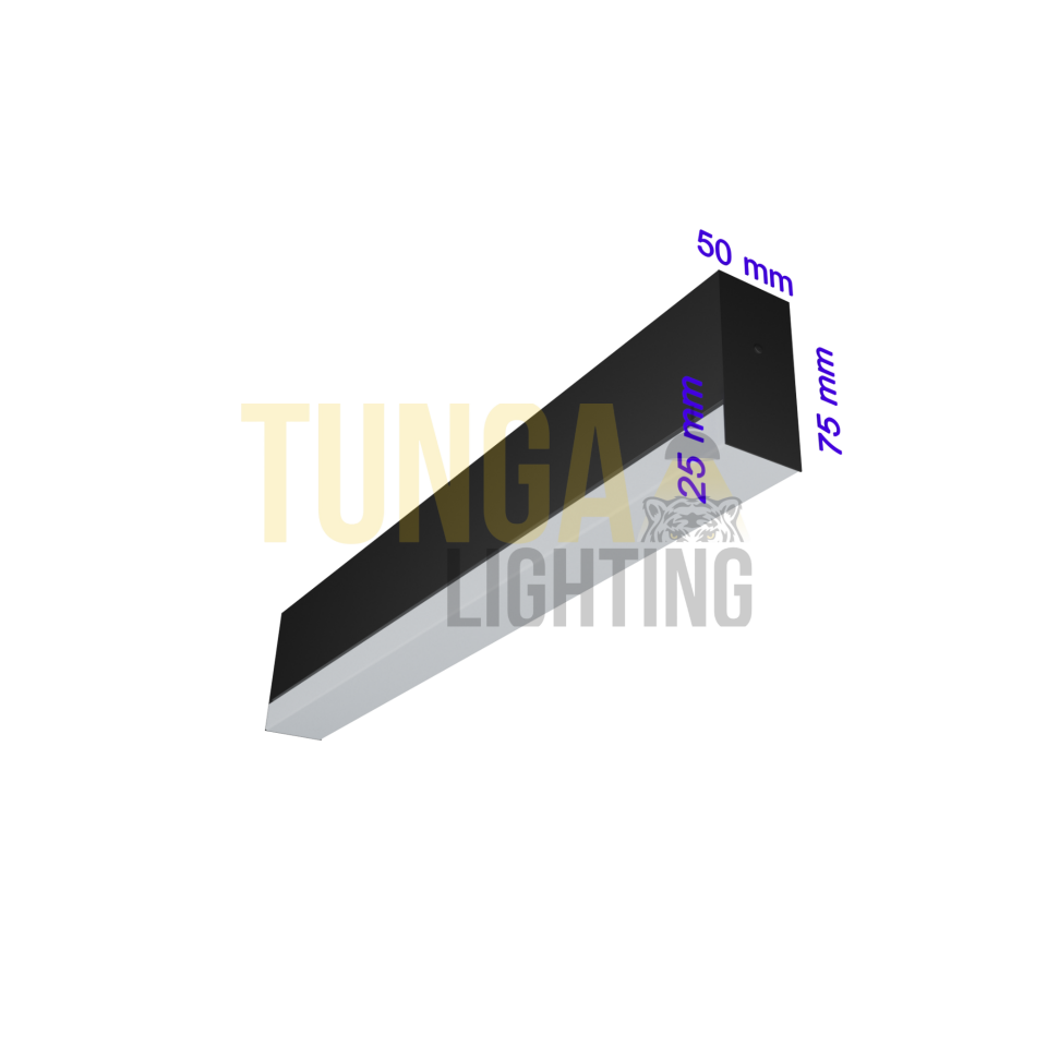 Lineer LED Armatür Sarkıt 42W/M – 50x75 Kasa