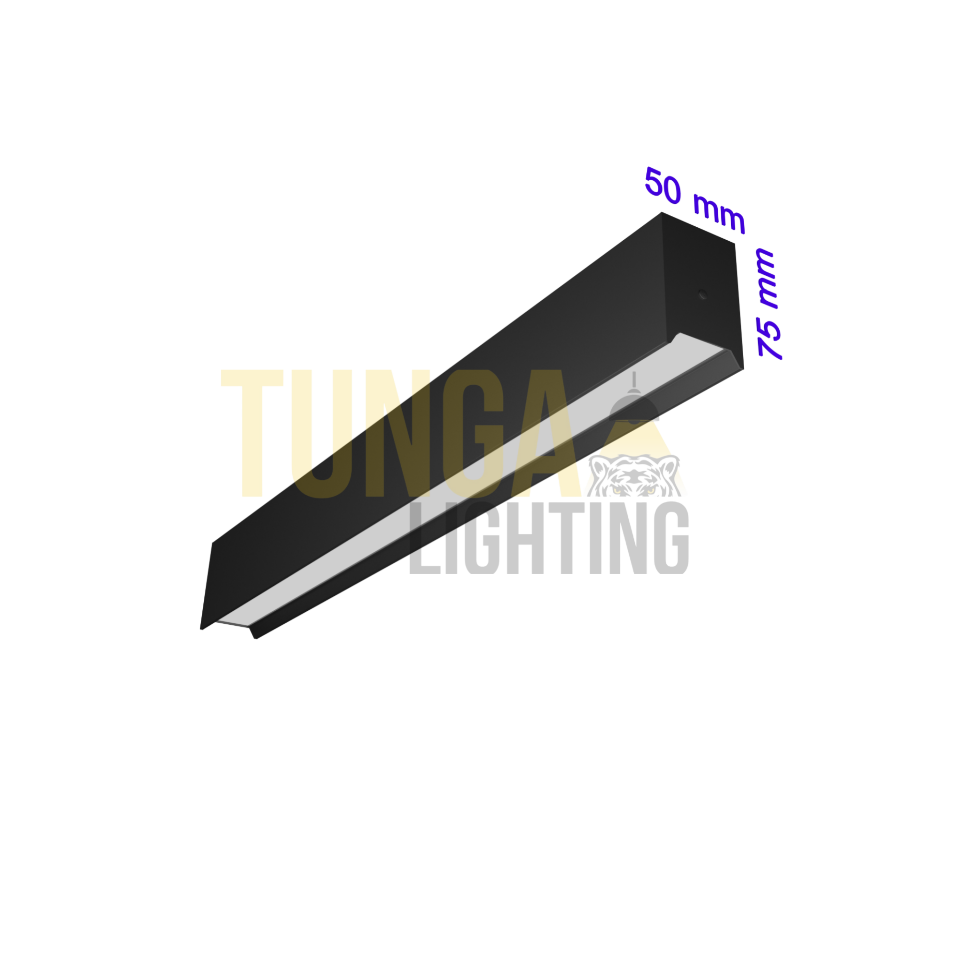 Lineer LED Armatür Sarkıt 30W/M – 50x75 Kasa