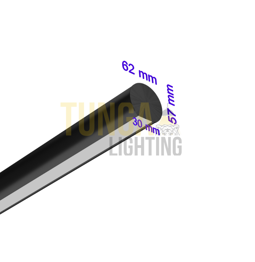 Spot Lineer Led Armatür Serisi Oval Kasa 62x57x30