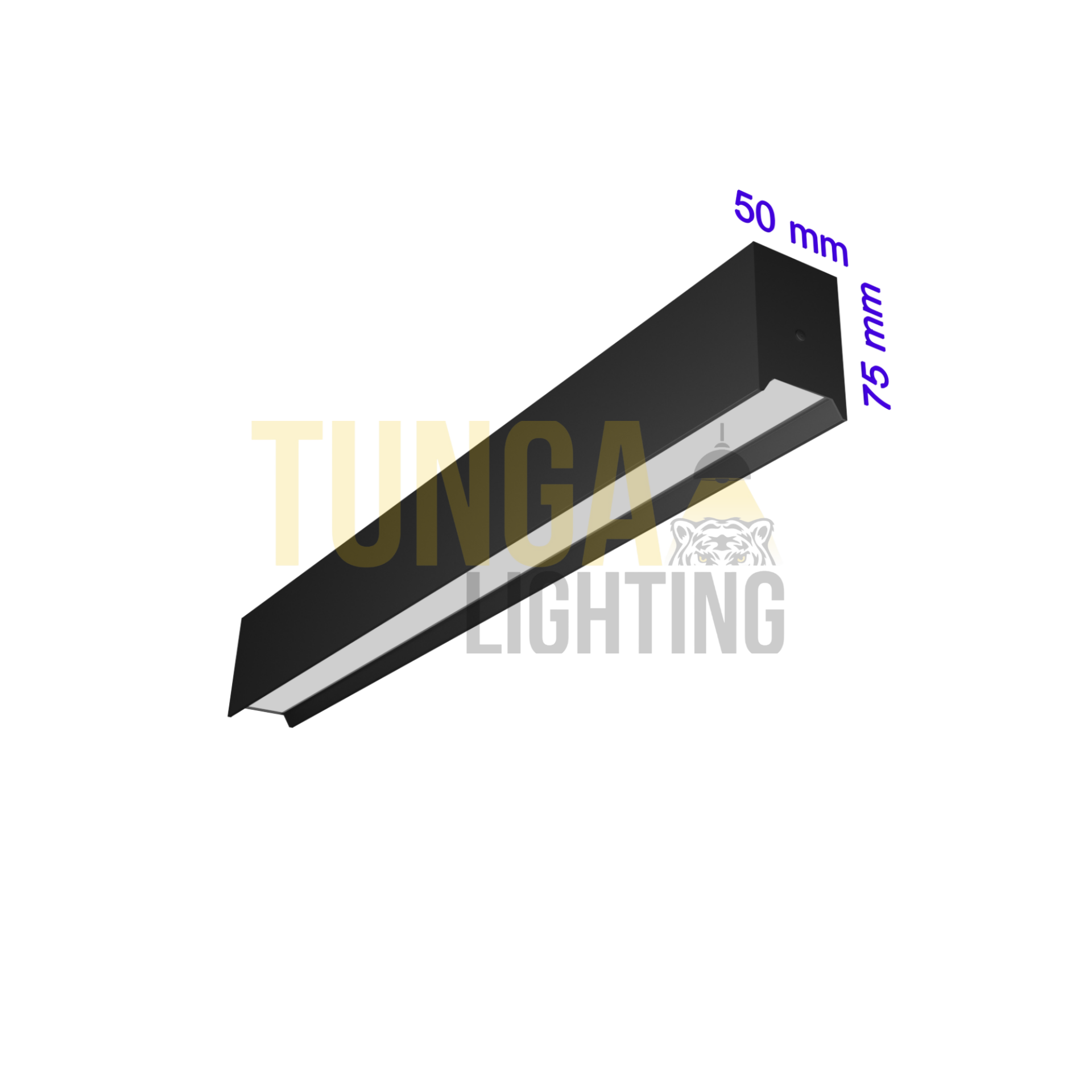 Lineer LED Armatür Sarkıt 42W/M – 50x75 Kasa